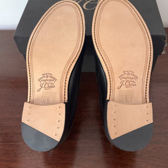 J Crew Mens Ludlow tassel loafers in English leather Sizze 9 - Picture 3 of 5